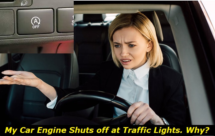 car engine shuts off at traffic light